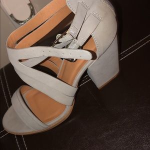 Gray high heels Bamboo brand from Charlotte Russe.
